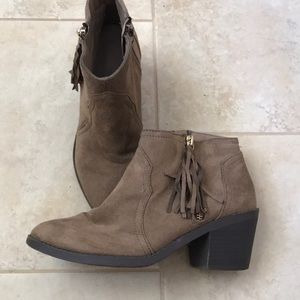 Tassel Ankle Booties